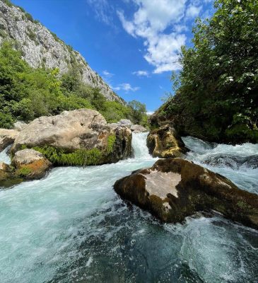 Streams of Cetina River Croatia Cetina Omiš