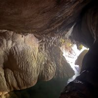 Cave entrance on a River Cetina