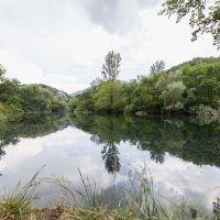 Dio mirnih voda rijeke Cetine